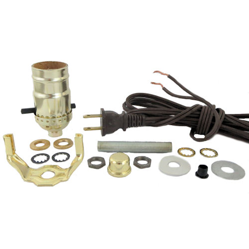 PUSH-THRU KIT: BROWN CORD PUSH-THRU KIT: BROWN CORD