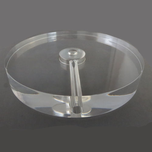 6" CLEAR ROUND ACRYLIC BASE