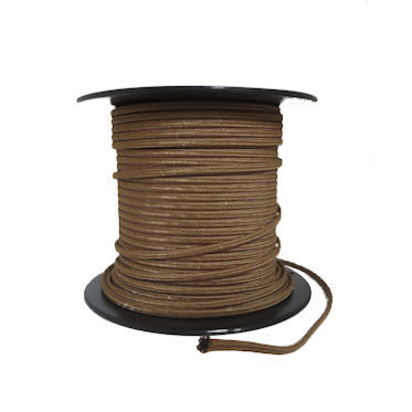 BROWN FLAT RAYON LAMP WIRE