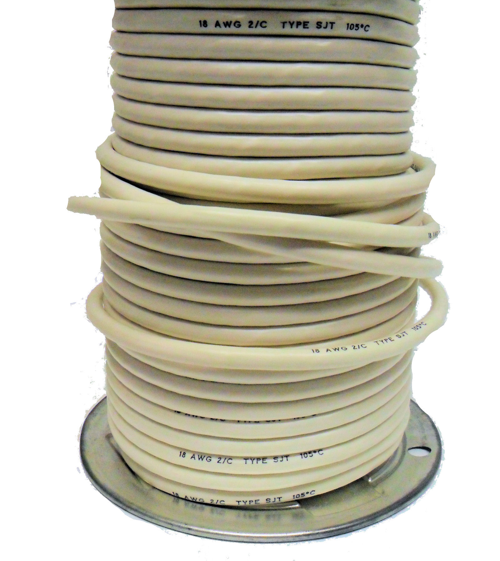 18/2 SJT WHITE WIRE, Texas Lamp Parts