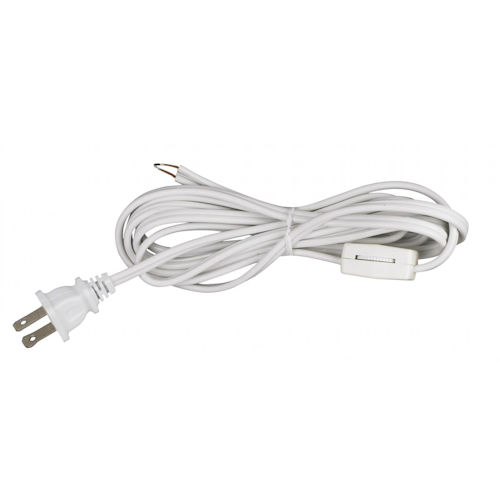 8' WHITE CORD W/LINE SWITCH SPT-1 8' WHITE CORD W/LINE SWITCH SPT-1
