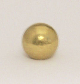 7/8" B & L BRASS BALL 7/8" B & L BRASS BALL
