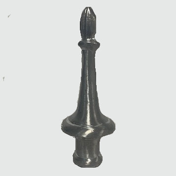 UNFINISHED CAST METAL FINIAL 1/4-27
