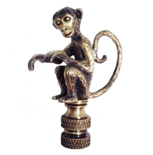MONKEY WITH TAIL FINIAL